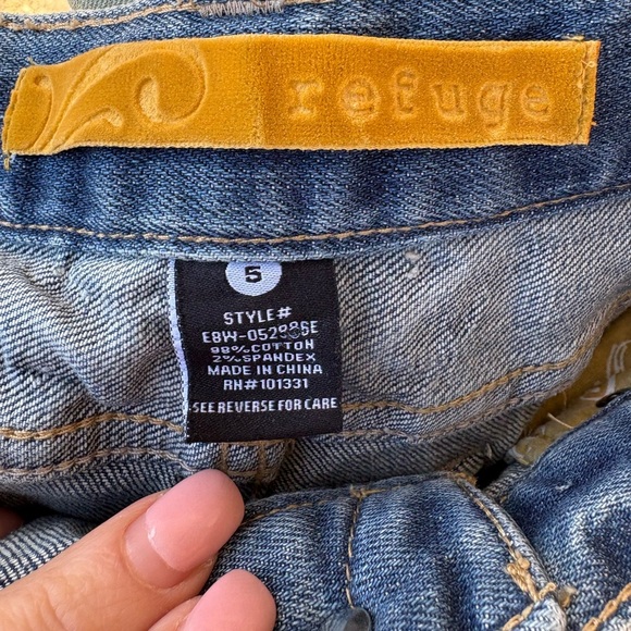 Refuge women’s denim jeans light wash size 5 preloved in excellent condition - Picture 9 of 9